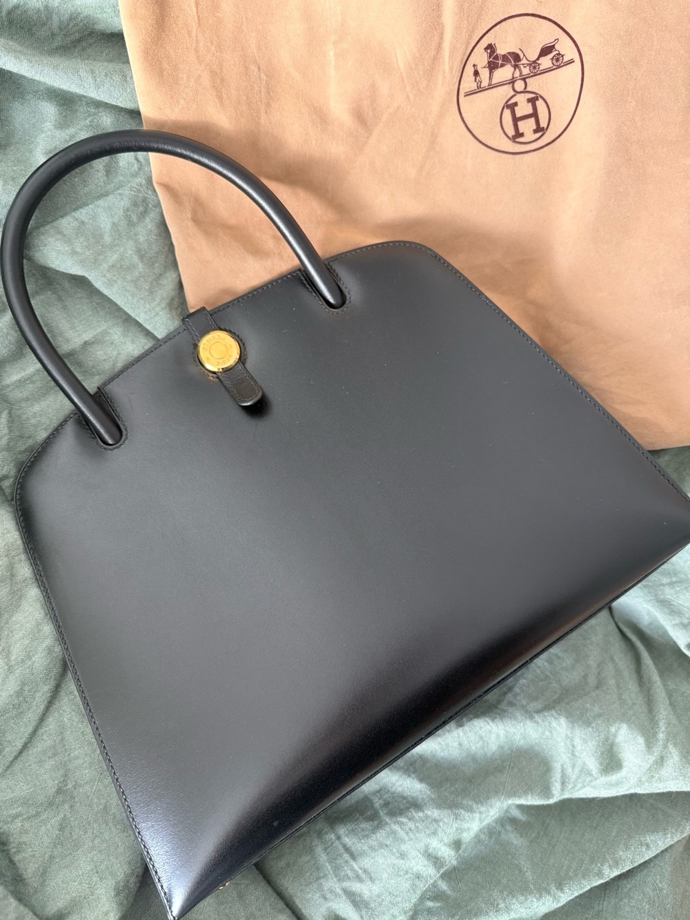 Hermes 2000 Noir Chamonix Dalvy 30 GHW - Picture 3 of 10